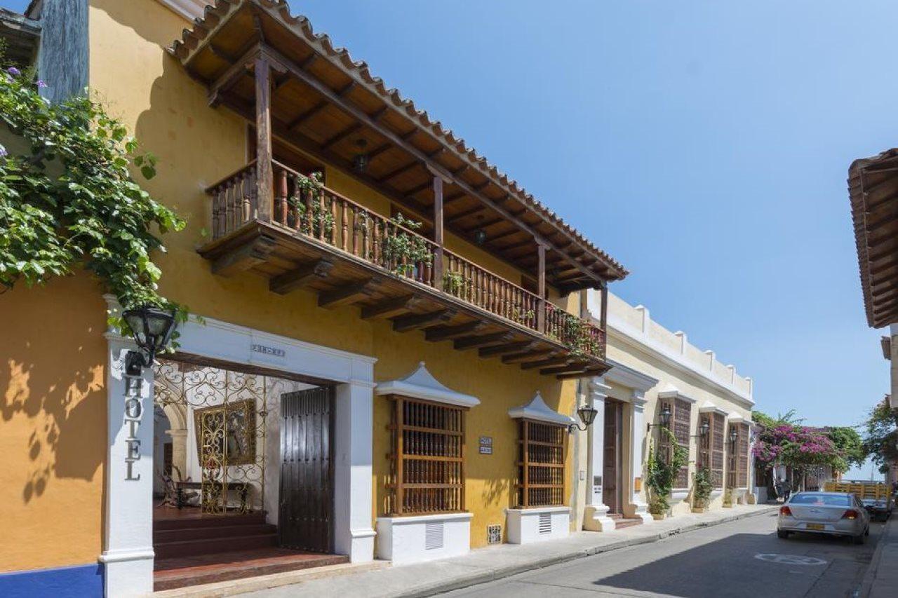 Hotel Casa Del Curato Cartagena Exterior foto