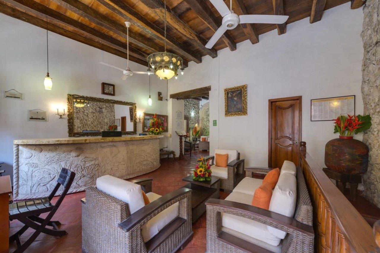 Hotel Casa Del Curato Cartagena Exterior foto
