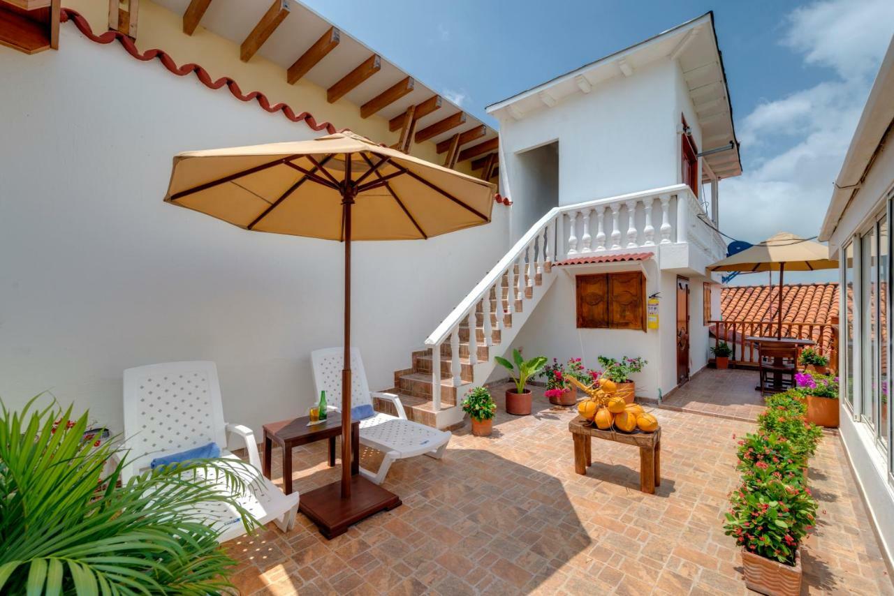 Hotel Casa Del Curato Cartagena Exterior foto