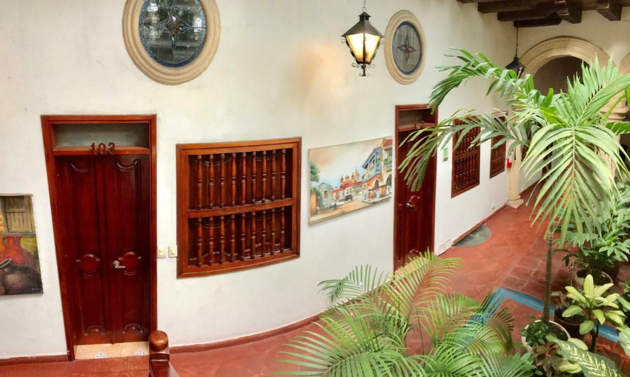 Hotel Casa Del Curato Cartagena Exterior foto