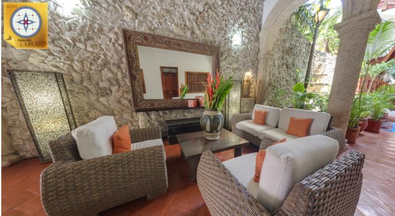 Hotel Casa Del Curato Cartagena Exterior foto
